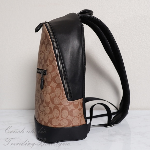 Coach Bags Nwt Coach West Slim Backpack In Signature Canvas Poshmark